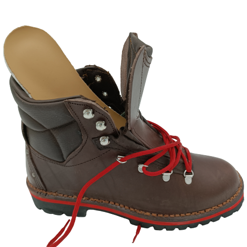 Scarpone scarpa scarpe in Cuoio da lavoro, campagna, caccia, trekking, montagna, escursione.  Ercole (art. 500 V)