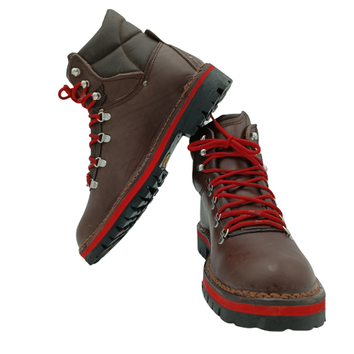 Scarpone scarpa scarpe in Cuoio da lavoro, campagna, caccia, trekking, montagna, escursione.  Ercole (art. 500 V)