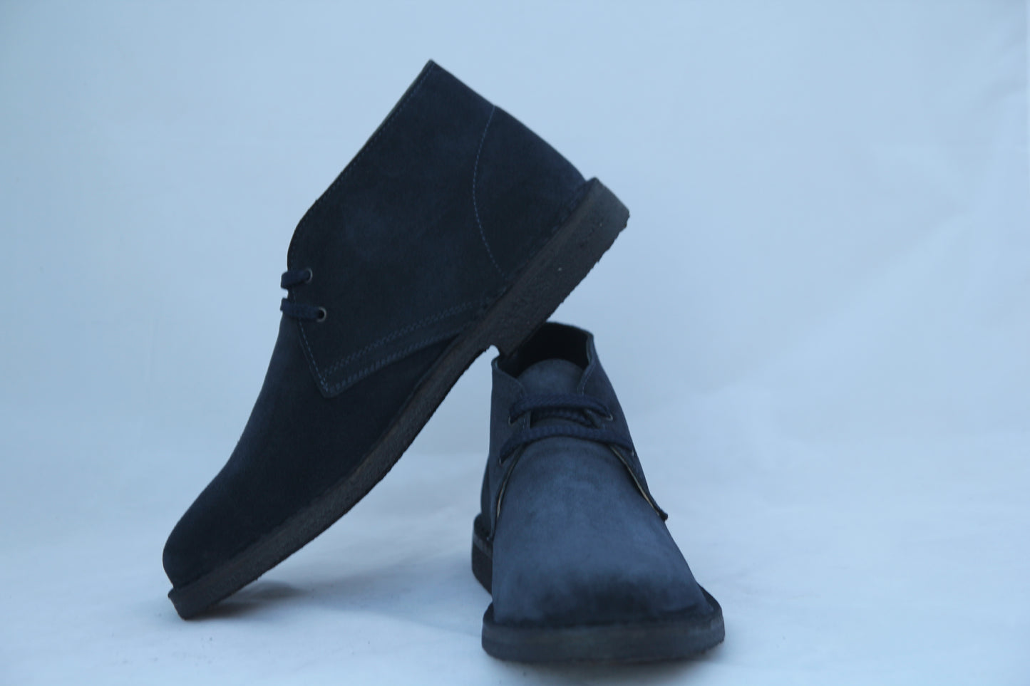 Polacchina scarpa scarpe polacco unisex vera pelle artigianale made in Italy. Blu (art. P3)