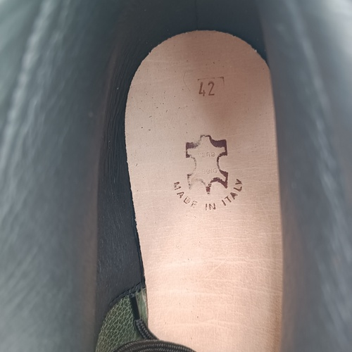 Scarpa, Polacco, Scarponcino,artigianale Testa di Moro in vitello art. 91M)