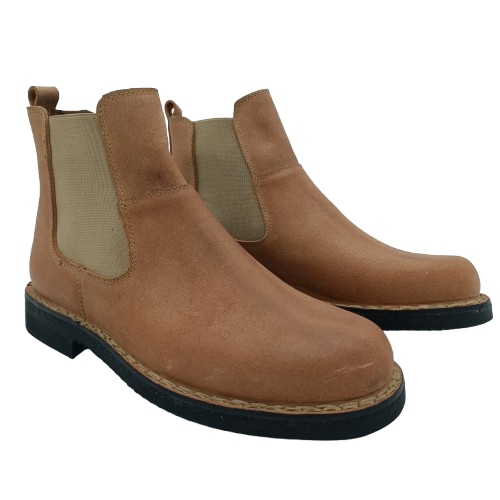 Stivaletto in Cuoio da lavoro,campagna,caccia,cavallo.  (art. 100 S ) Vacchetta